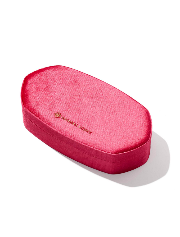 KENDRA SCOTT DESIGN Danielle Medium Jewelry Case in Berry Pink