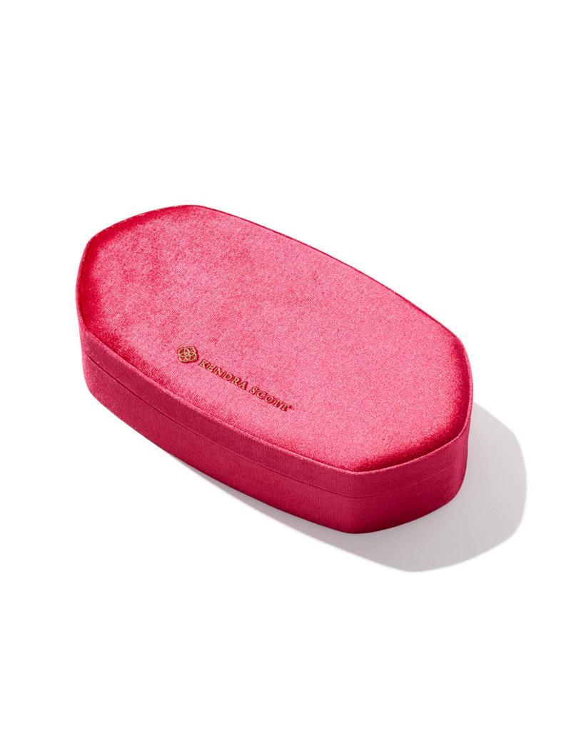 KENDRA SCOTT DESIGN Danielle Medium Jewelry Case in Berry Pink
