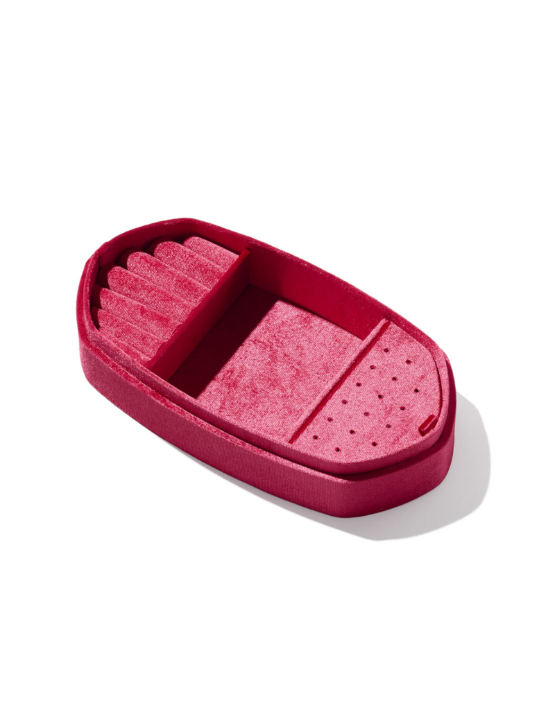 KENDRA SCOTT DESIGN Danielle Medium Jewelry Case in Berry Pink