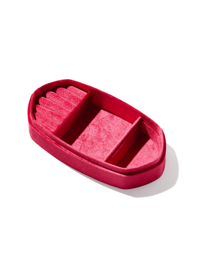 KENDRA SCOTT DESIGN Danielle Medium Jewelry Case in Berry Pink