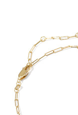 KENDRA SCOTT DESIGN Meadow Paperclip Gold Chain Bracelet