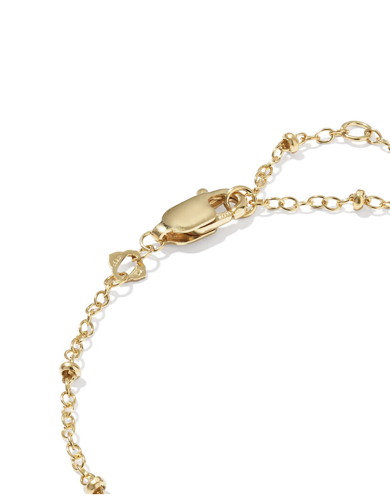 KENDRA SCOTT DESIGN Evelyn Single Satellite Gold Chain Bracelet
