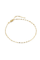 KENDRA SCOTT DESIGN Mirror Sunburst Gold Chain Anklet