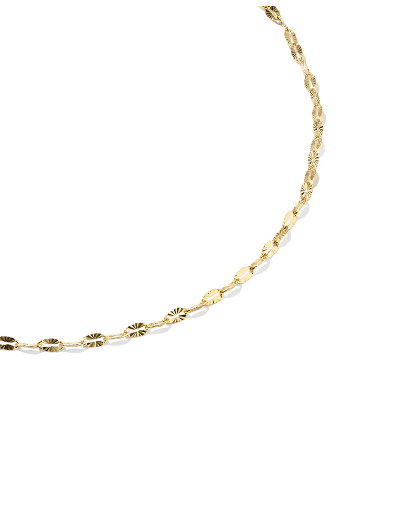 KENDRA SCOTT DESIGN Mirror Sunburst Gold Chain Anklet