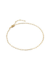 KENDRA SCOTT DESIGN Meadow Paperclip Gold Chain Anklet