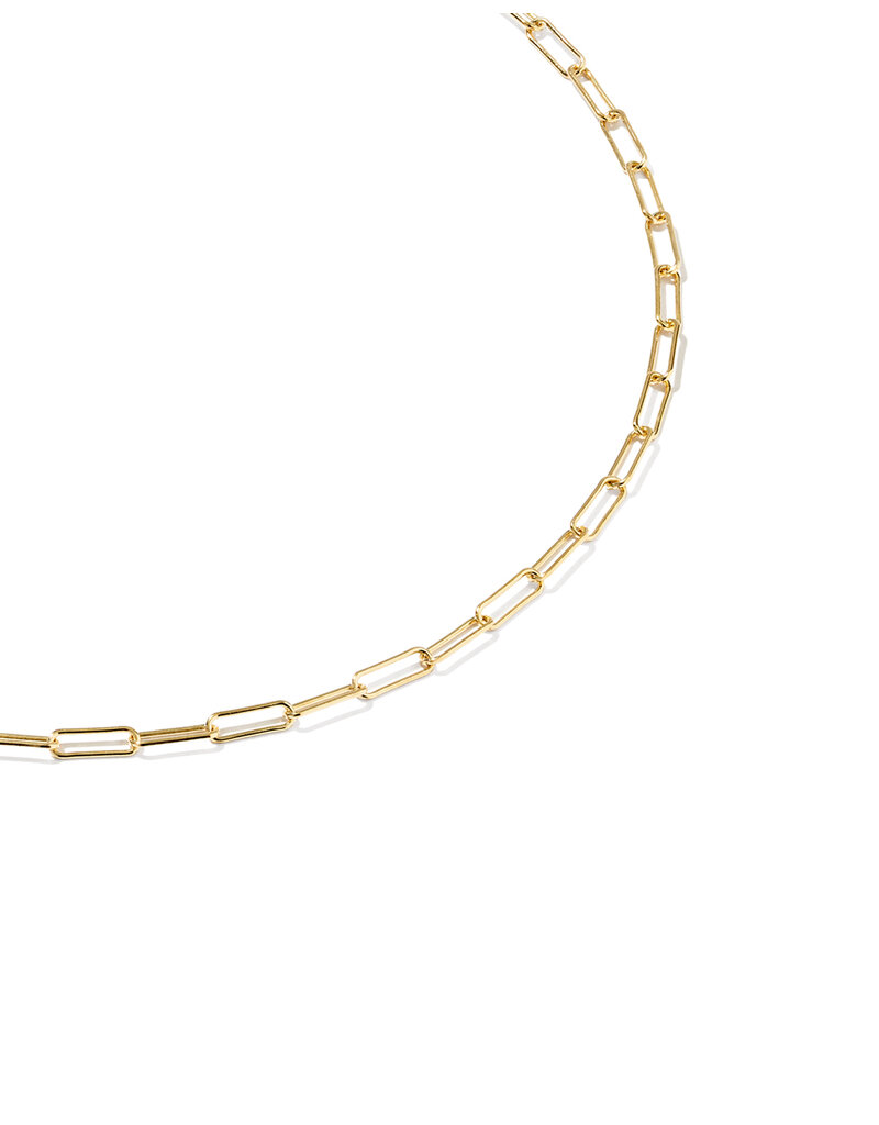 KENDRA SCOTT DESIGN Meadow Paperclip Gold Chain Anklet