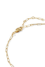 KENDRA SCOTT DESIGN Meadow Paperclip Gold Chain Anklet