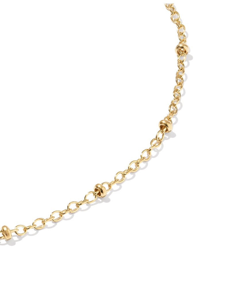 KENDRA SCOTT DESIGN Evelyn Single Satellite Gold Chain Anklet