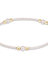ENEWTON DESIGN Hope Purpose Pearl Bracelet in Milkshake/Gold