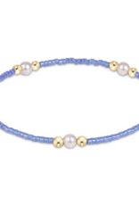 ENEWTON DESIGN Hope Purpose Pearl Bracelet in Bright Blue/Gold