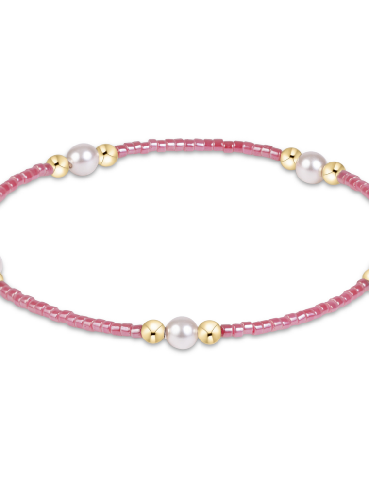 ENEWTON DESIGN Hope Purpose Pearl Bracelet in Pink Champagne/Gold