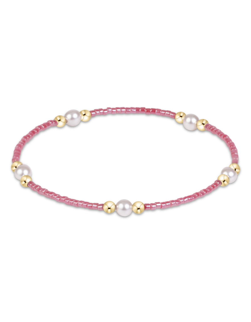 ENEWTON DESIGN Hope Purpose Pearl Bracelet in Pink Champagne/Gold