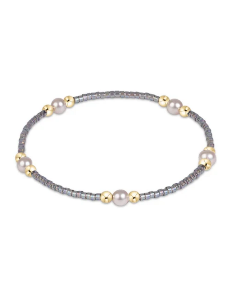 ENEWTON DESIGN Hope Purpose Pearl Bracelet in Morning Mist/Gold