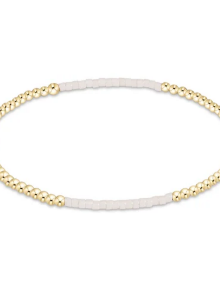 ENEWTON DESIGN Hope Blissful Bracelet in Milkshake/Gold