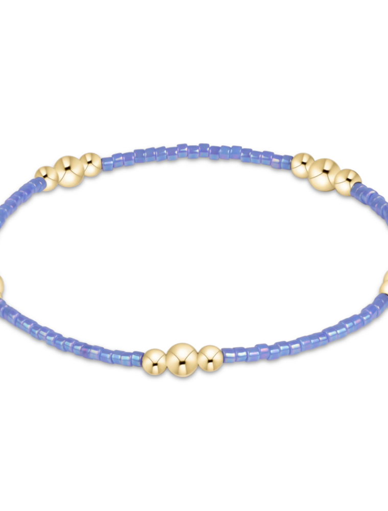 ENEWTON DESIGN Hope Purpose Bracelet in Bright Blue/Gold