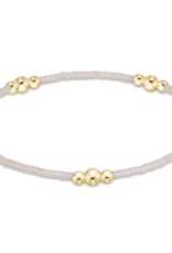 ENEWTON DESIGN Hope Purpose Bracelet in Milkshake/Gold