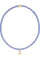 ENEWTON DESIGN Hope Classic Bracelet with Gold Signature Cross Small Charm in Bright Blue/Gold