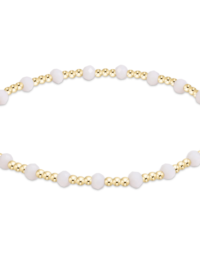 ENEWTON DESIGN Flirty Sincerity Bracelet in White/Gold