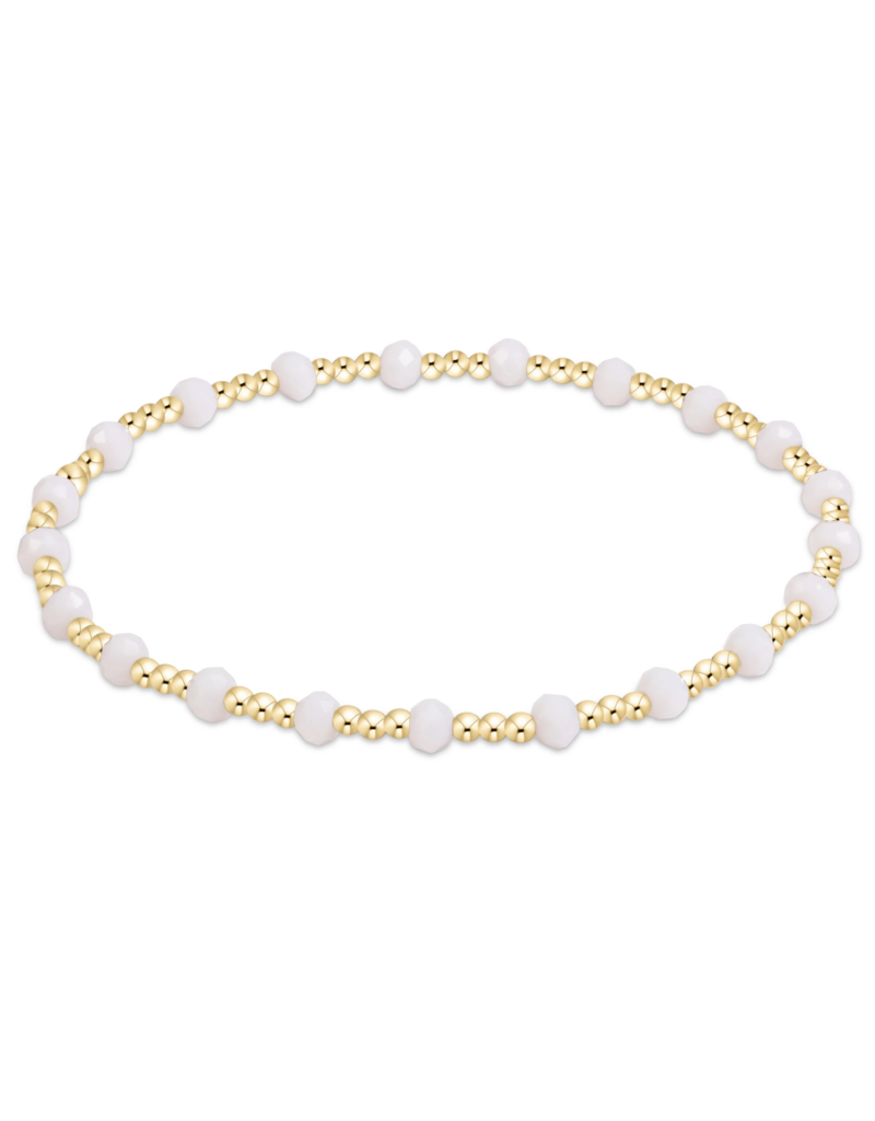 ENEWTON DESIGN Flirty Sincerity Bracelet in White/Gold