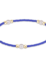 ENEWTON DESIGN Hope Purpose Pearl Bracelet in Blue/Gold