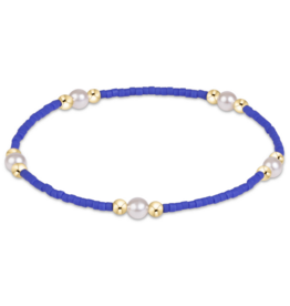 ENEWTON DESIGN Hope Purpose Pearl Bracelet in Blue/Gold