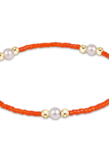 ENEWTON DESIGN Hope Purpose Pearl Bracelet in Orange/Gold