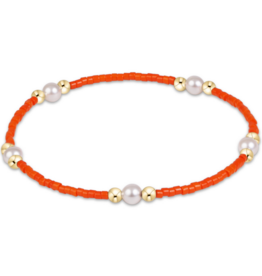ENEWTON DESIGN Hope Purpose Pearl Bracelet in Orange/Gold