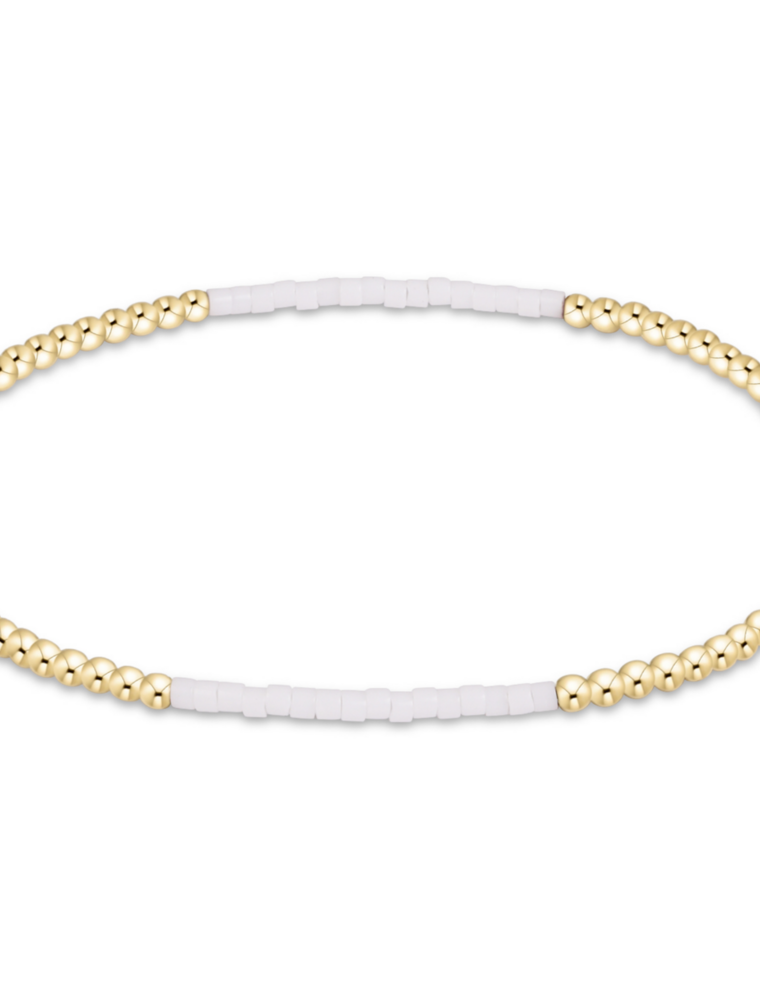 ENEWTON DESIGN Hope Blissful Bracelet in White/Gold