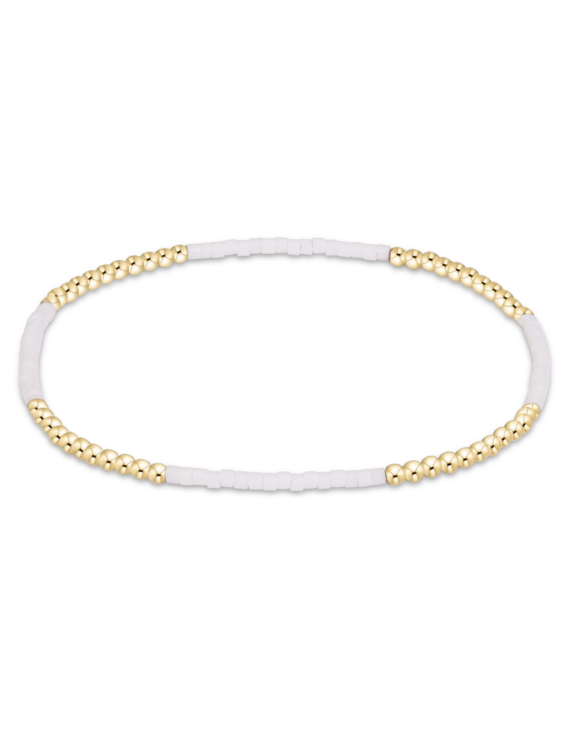 ENEWTON DESIGN Hope Blissful Bracelet in White/Gold