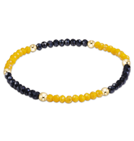 ENEWTON DESIGN Flirty Presence Bracelet in Golden Yellow/Navy/Gold