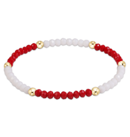 ENEWTON DESIGN Flirty Presence Bracelet in Red/White/Gold