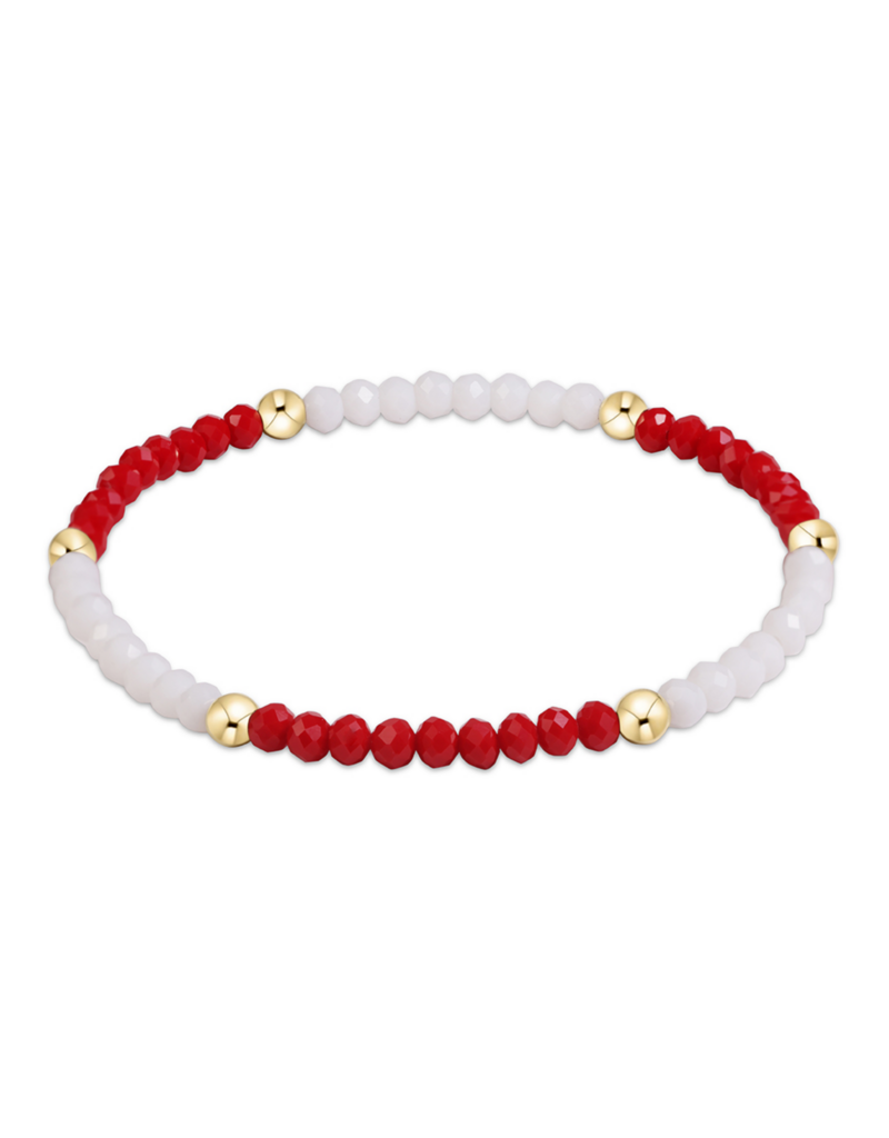 ENEWTON DESIGN Flirty Presence Bracelet in Red/White/Gold