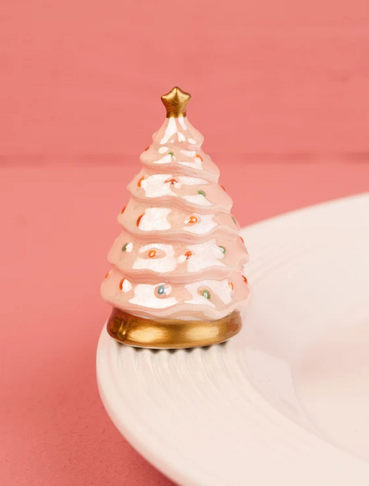 NORA FLEMING Twinkle Tree Pink Christmas Tree Mini