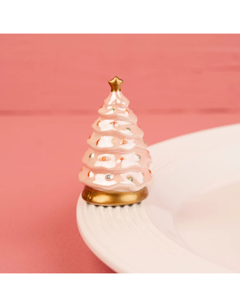 NORA FLEMING Twinkle Tree Pink Christmas Tree Mini