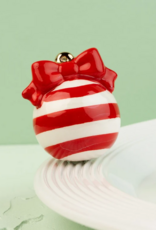 NORA FLEMING Deck The Halls Red Ornament Mini