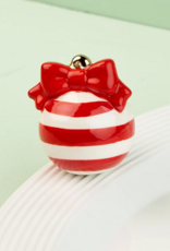 NORA FLEMING Deck The Halls Red Ornament Mini