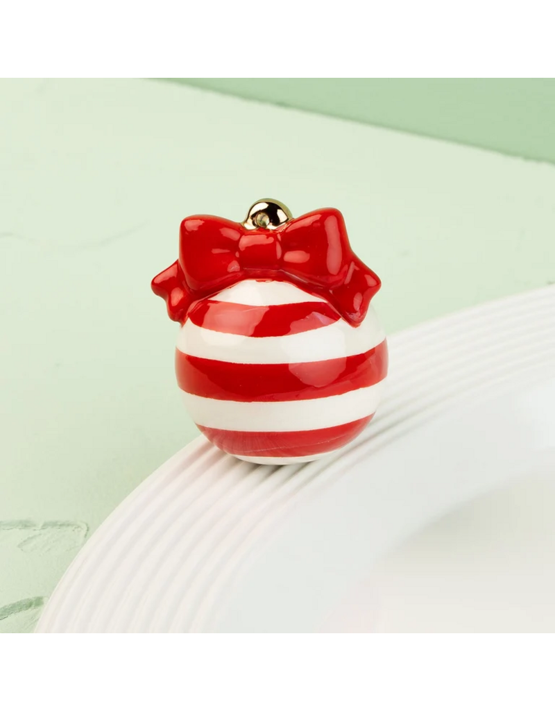 NORA FLEMING Deck The Halls Red Ornament Mini