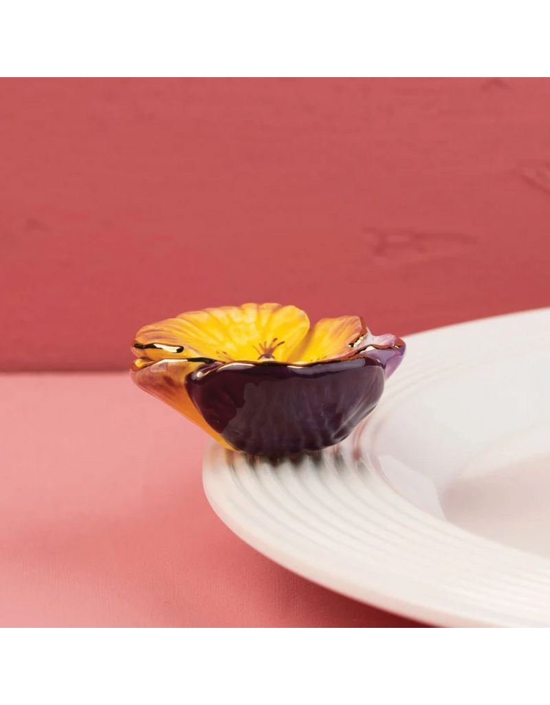 NORA FLEMING Pansy Pop Flower Mini