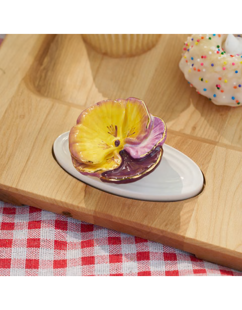 NORA FLEMING Pansy Pop Flower Mini