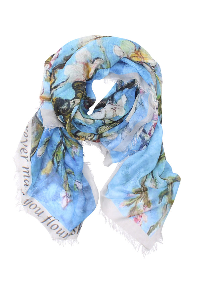 Almond Blossom - "Forever may you Flourish" Scarf