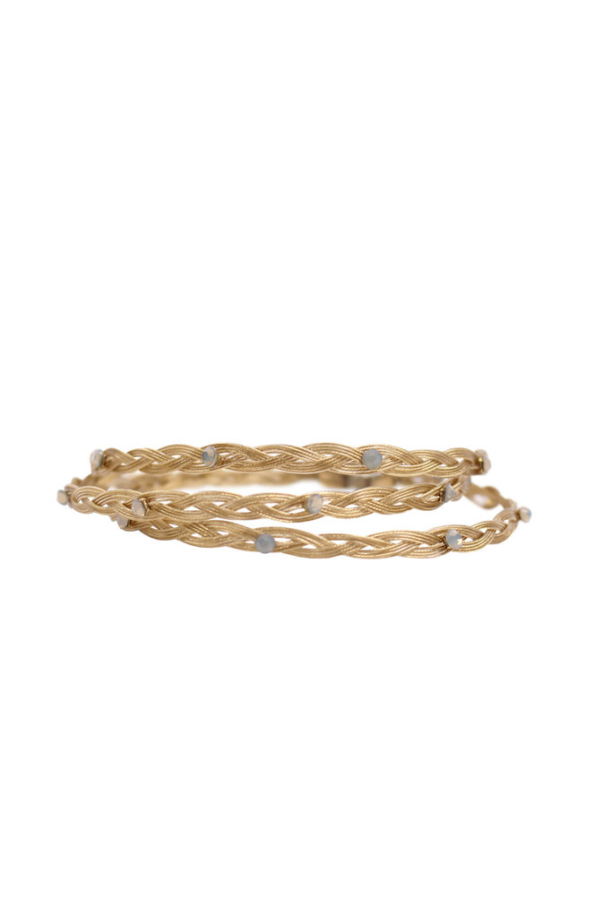Bracelet 3797 Opal Grey / Gold