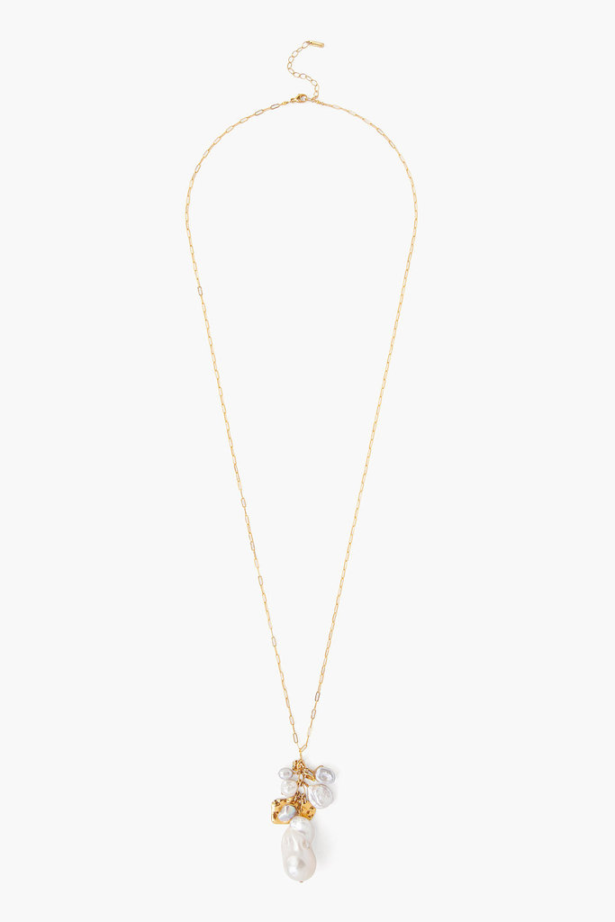 Chan Luu Freshwater Pearl Charm Necklace