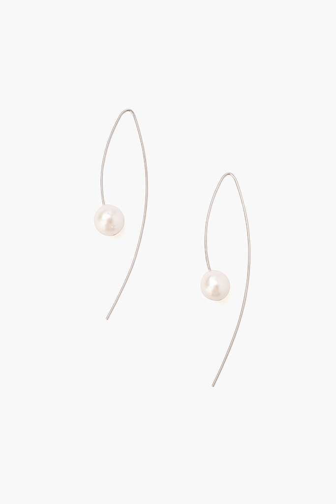 Chan Luu Simple White Pearl Drop Earring