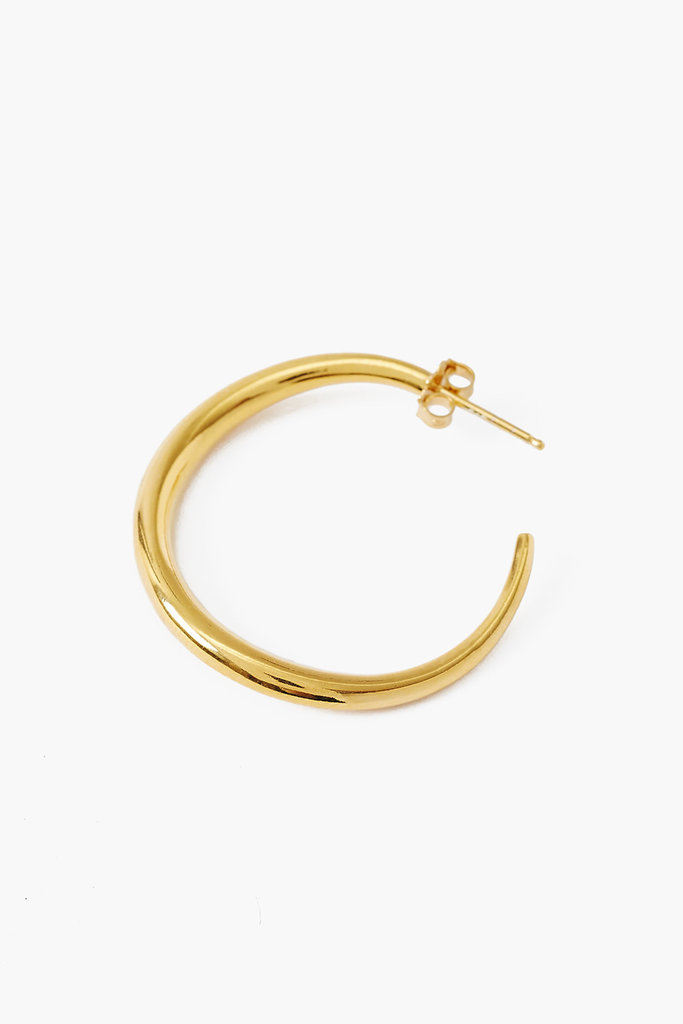 Chan Luu Yellow Gold 30 mm Hoop Earring