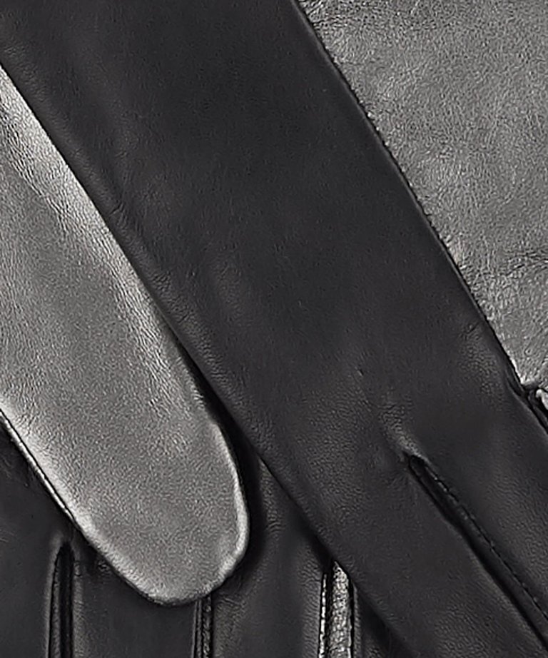 Leather Colorblock Glove