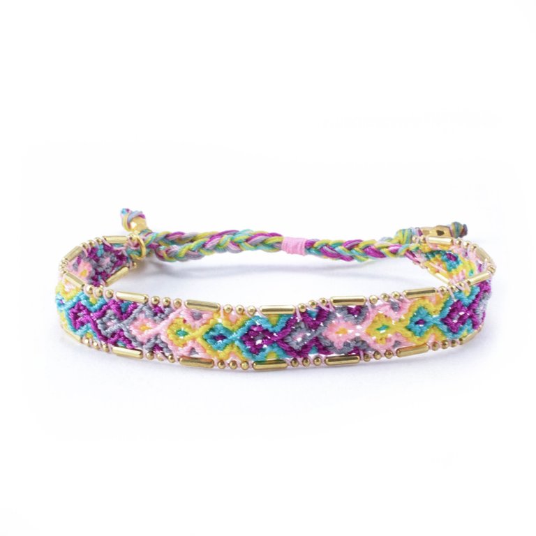 Love is Project Bali Friendship Bracelet in Bloom Violet