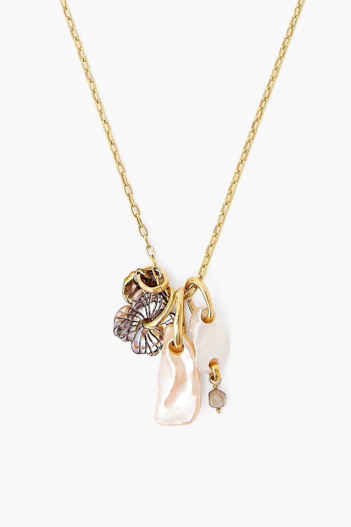 Chan Luu Pink Pearl Mix Voyage Necklace