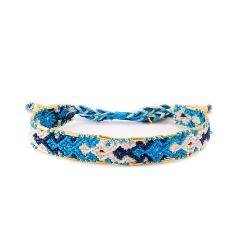 Love is Project Bali Friendship Bracelet in Ocean Reef