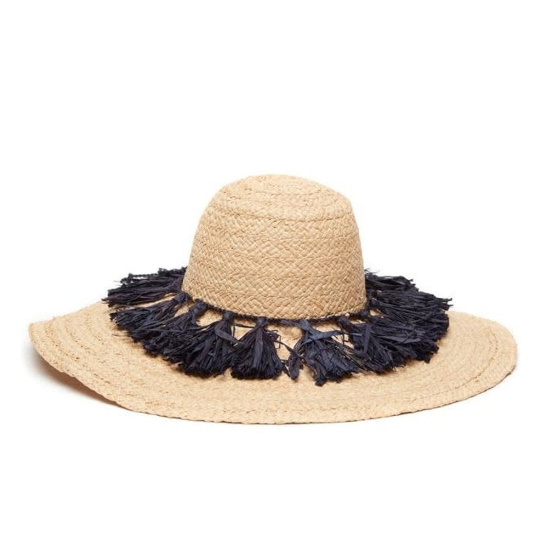 Mar Y Sol Paloma Sun Hat in Natural and Navy