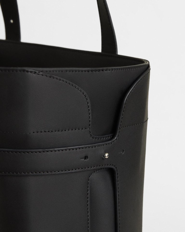 Miller Leather Vertical Tote
